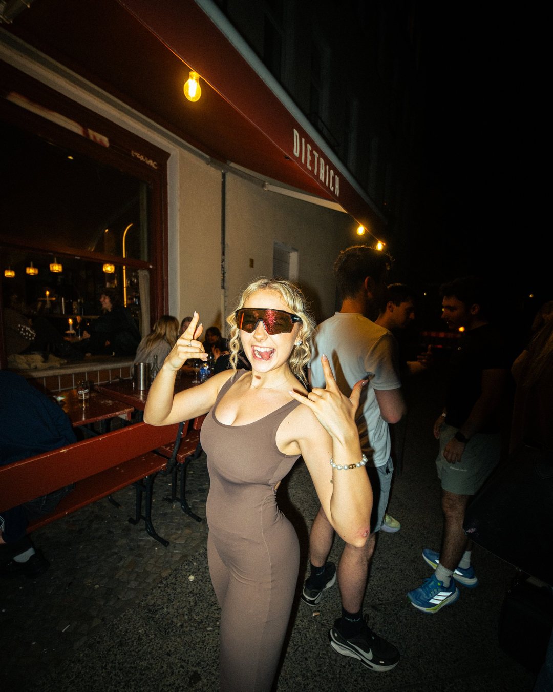 Berlin Night Run: Stimmung vor der Bar